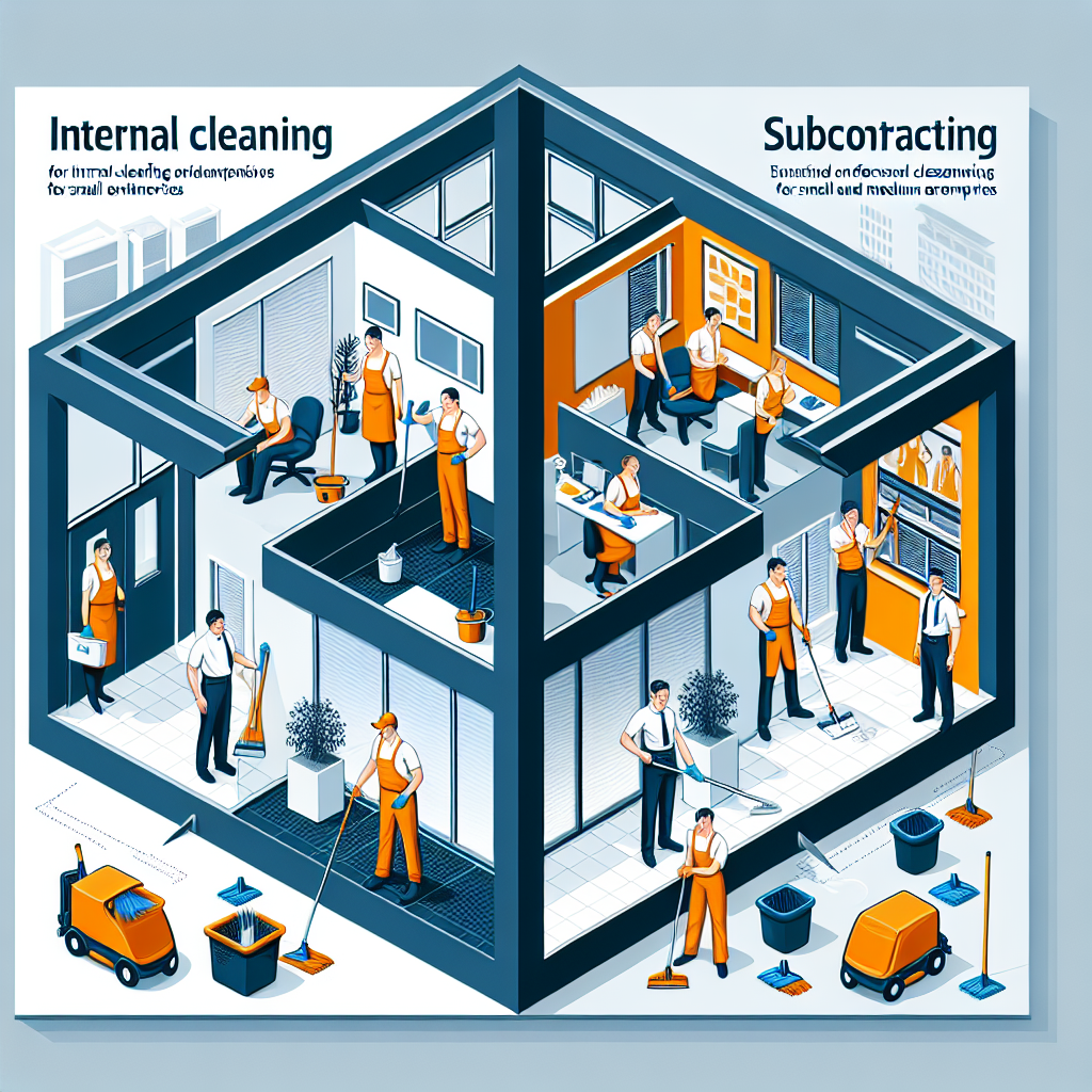 Nettoyage en prestation interne vs sous-traitance : guide complet pour pme
