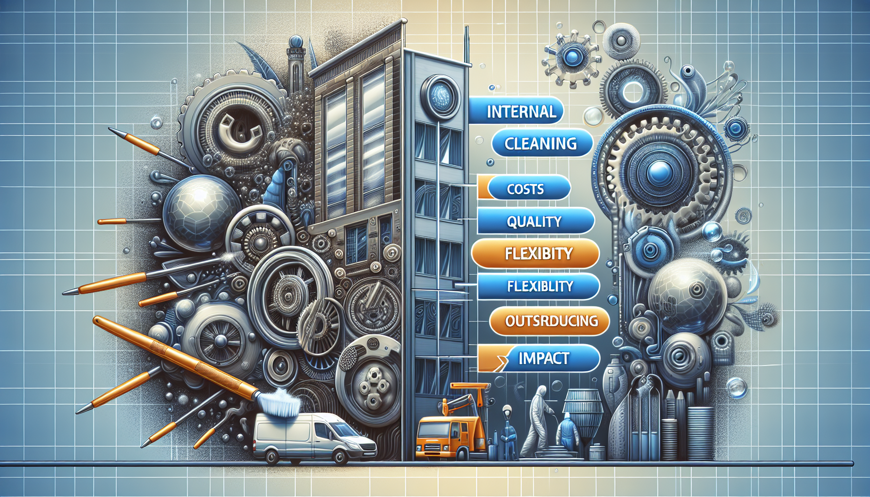 💡 Cree un article comparatif detaillant les differences entre le nettoyage en prestation interne versus la sous-traitance externe. Analyse les couts, la qualite, la flexibilite et l'impact sur la productivite. Utilise des tableaux comparatifs et des etudes de cas reelles pour les PME.